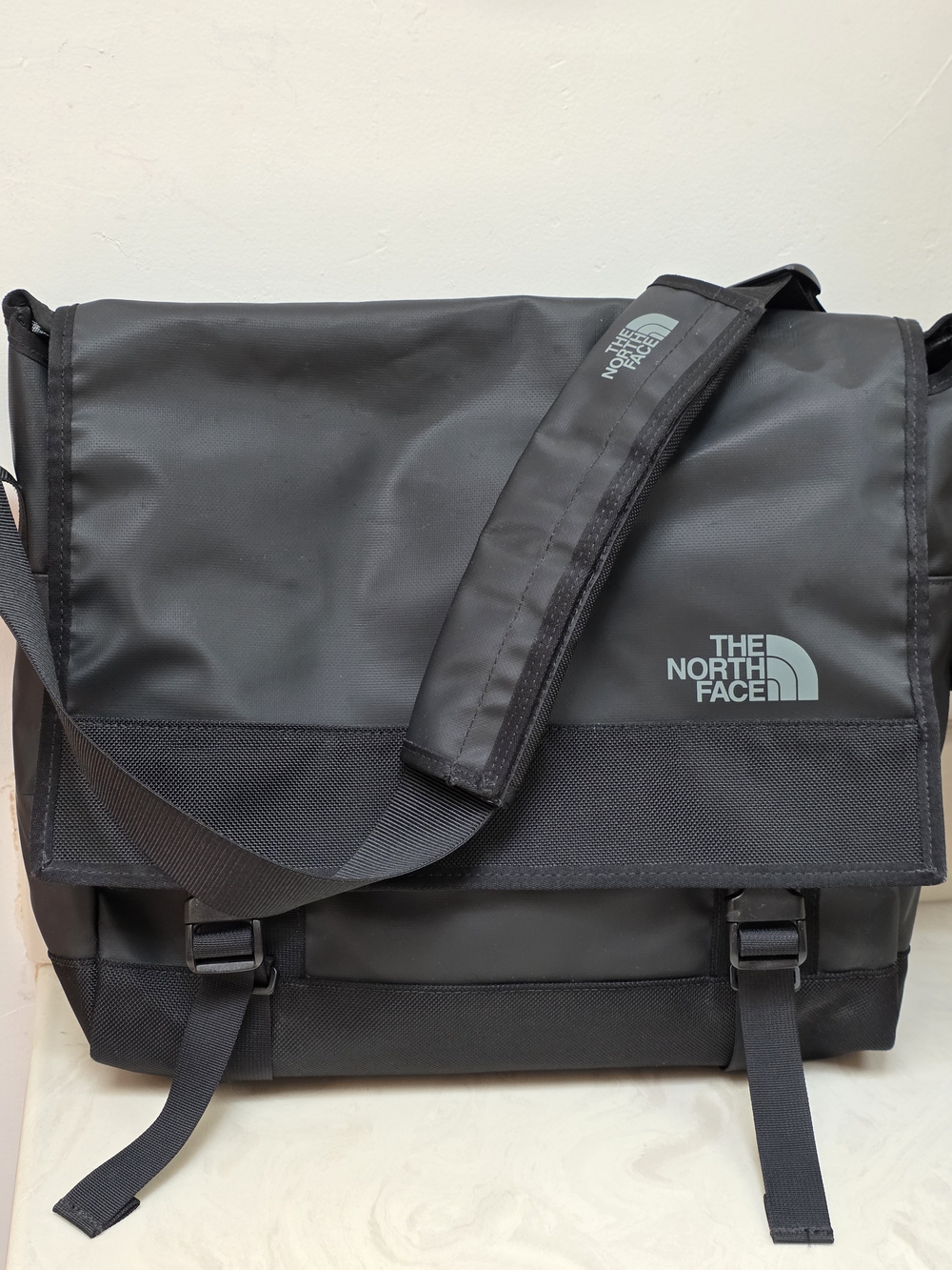 The North Face Black Messenger Laptop Crossbody Bag